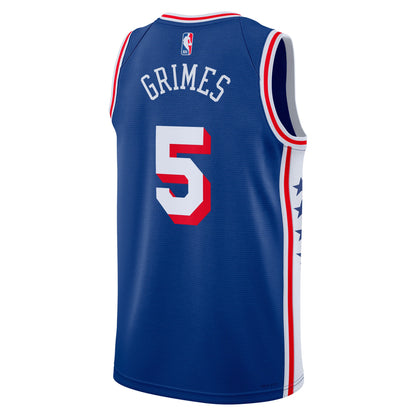 Philadelphia 76ers Quentin Grimes Nike Icon Swingman Jersey - Royal - Unisex