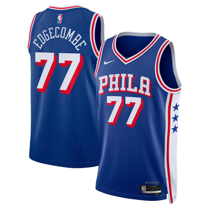 Philadelphia 76ers VJ Edgecombe Nike Icon Swingman Jersey - Royal - Youth