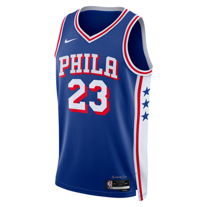 Philadelphia 76ers LeBron James Nike Icon Swingman Jersey - Royal - Youth